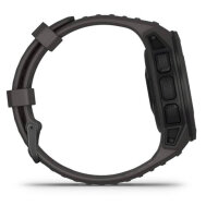 Garmin Instinct, robuste Outdoor-Uhr, GPS, Glonass, Galileo, Herzfrequenzüberwachung, 3-Achsen-Kompass, Graphit.