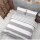 Vency bed linen 240x220, 3-piece, grey & white, Oeko-TEX, 80% cotton, 20% polyester, 1 duvet cover with zipper, 2 pillowcases 65x65.
