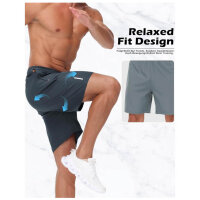 kuzwufs sports pants 2XL men, pack of 3, short, with...