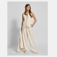 Marc OPolo regular fit suit vest, size 36, linen-viscose blend, ecru, elegant and lightweight, ideal for summer looks.