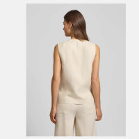 Marc OPolo regular fit suit vest, size 36, linen-viscose blend, ecru, elegant and lightweight, ideal for summer looks.