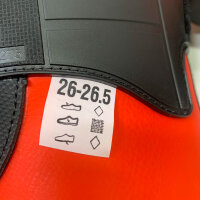 Lange Premium Core Custom World Cup ski boots, size 40.5-41, customizable, high performance, comfort, and stability.