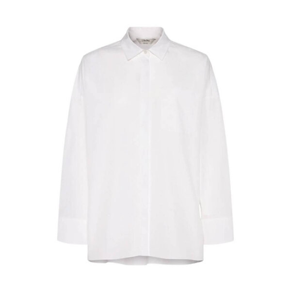 Max Mara Damen Langarmhemd Gerona, Gr. 38, elegant, vielseitig, hochwertiger Stoff, ideal für Business und Freizeit.