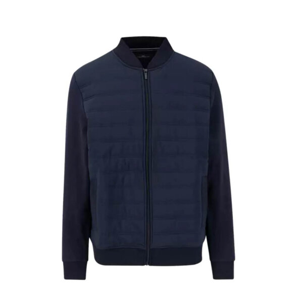 FYNCH HATTON Hybrid College Jacke, Herren, Größe S, Dunkel Blau, sportlich, leicht, atmungsaktiv, ideal für Freizeit.