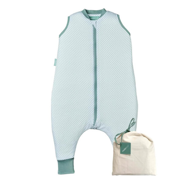 Molis&Co Schlafsack mit Füßen, 1 Jahr, Baby-Schlafsack, atmungsaktiv, mit Füßen, ideal für Bewegungsfreiheit.