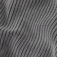 VELOUR GARMENTS Sweater 7 Gauge Knit, Acid Black, Round Neck, L, Comfortable Cut, Stylish Design.