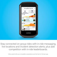 Garmin Edge 1050, GPS Fahrradcomputer, hochauflösendes Touchscreen, Navigation, Trainingsdaten, Smart Notifications, lange Akkulaufzeit.