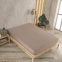 Vency Premium Jersey Spannbettlaken 140x200cm, 100%...