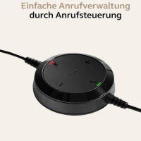 Jabra Evolve 20, headset, black, Microsoft Teams version, USB-C and USB-A, stereo, ideal for clear communication.