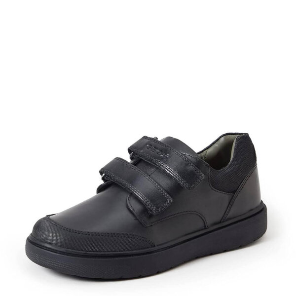 Geox boys J Riddock Boy F, size 37, school uniform shoes, black, breathable, non-slip sole, comfortable.