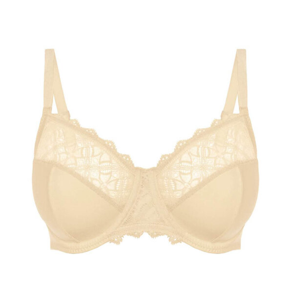 Simone Perele Escale, Vollschalen-BH, 80 G, Vanille, komfortable Passform, elegante Spitze, stützende Cups.