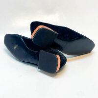 Fratelli Rossetti, 54201, Samt-Loafer, Schwarz, stilvoller Schlupfschuh aus hochwertigem Material, Größe 36.