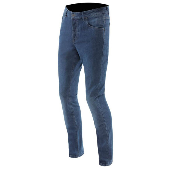 Dainese 5-pocket, size 31, motorcycle jeans, slim fit, blue, durable, ideal for bikers, fashionable design.