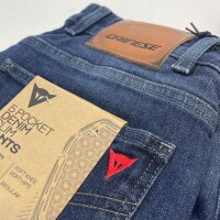 Dainese 5-pocket, size 30, denim jeans, slim fit, blue, robust motorcycle jeans with high wearing comfort.
