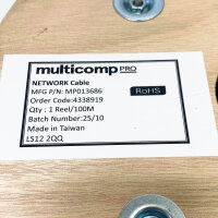 Netzwerkkabel, Cat6a, Geschirmt, 26 AWG, 0.14 mm²,...