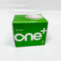 Dexcom One+ sensor, continuous glucose monitoring, precise measurements, easy to use, Bluetooth connectivity.