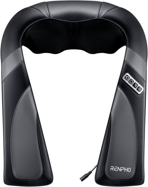 RENPHO SNM067, Shiatsu Nacken- und Schultermassagegerät, U-Neck, Tiefenentspannung für Nacken & Schultern, tragbar.