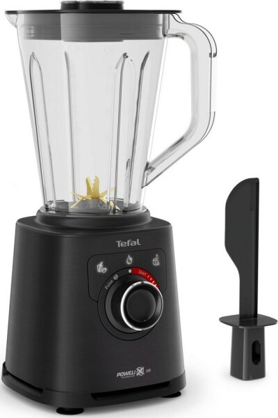 TEFAL blender BL88A8, high-performance blender, 1200W, 6 blades, 3 programs, mixing, chopping, smoothies, easy to clean.