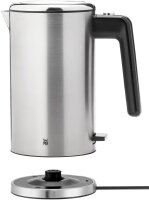 WMF Wasserkocher LONO, doppelwandig, elegant, energiesparend, 1,5 L, automatische Abschaltung, Edelstahl, BPA-frei.
