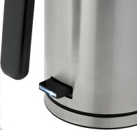 WMF Wasserkocher LONO, doppelwandig, elegant, energiesparend, 1,5 L, automatische Abschaltung, Edelstahl, BPA-frei.