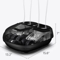 RHENPO FM-058 Foot Massager, Shiatsu, Compact, Deep Tissue Massage, Relaxing, Ideal for Home Use.