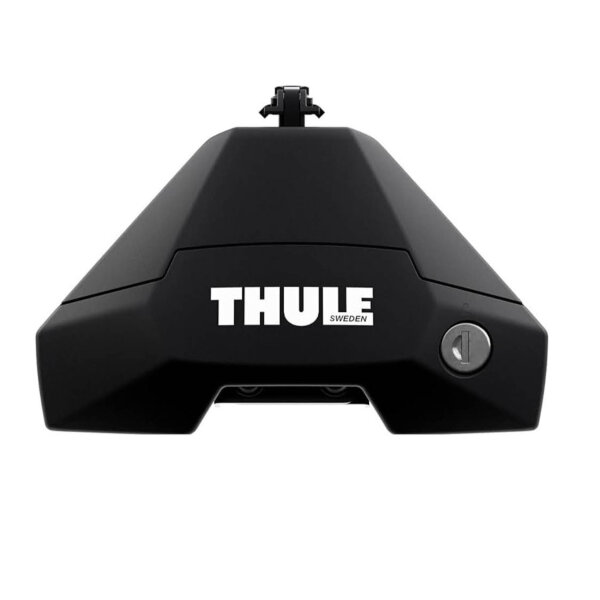 Thule 710500 Evo Clamp, Schwarz, Dachträger, robust, vielseitig, ohne Montagekit, ideal für verschiedene Fahrzeuge.
