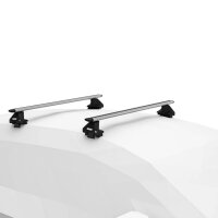 Thule 710500 Evo Clamp, Schwarz, Dachträger, robust, vielseitig, ohne Montagekit, ideal für verschiedene Fahrzeuge.