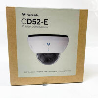 Verdaka CD52-E, outdoor camera, dome design, weatherproof, night vision, HD video quality, motion detection, easy installation.
