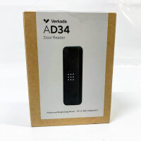 Verkada AD34, door reader, contactless, RFID, IP-based, secure, easy installation, real-time management, cloud integration.