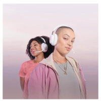 LOGITECH G735, Over-ear Gaming Headset, Bluetooth Kopfhörer, Farbe: White Mist, leicht, komfortabel, RGB-Beleuchtung.