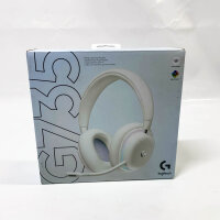 LOGITECH G735, Over-ear Gaming Headset, Bluetooth Kopfhörer, Farbe: White Mist, leicht, komfortabel, RGB-Beleuchtung.