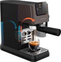 GRUNDIG Espressomaschine KSM 5330, mit Milchbehälter, kompakt, einfach zu bedienen, für perfekten Kaffeegenuss.
