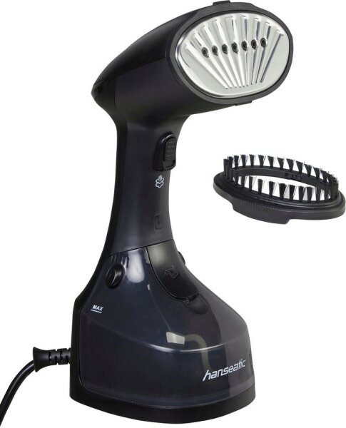 HANSEATIC Dampfglätter HHS25022BCU, Dampfbügeleisen, 1300 W, elegantes Design, 2,5 m Kabel, Edelstahl-Sohle, Anti-Tropf-System.