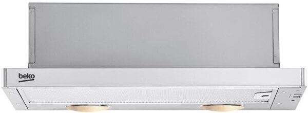 BEKO CTB 6250 XH, flat screen hood, stainless steel, 60 cm, 3 power levels, LED lighting, exhaust and recirculation capable.