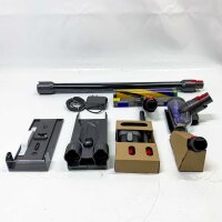 Dyson V15 Detect Absolute, cordless handheld and upright vacuum cleaner, powerful, with laser technology and HEPA filter.