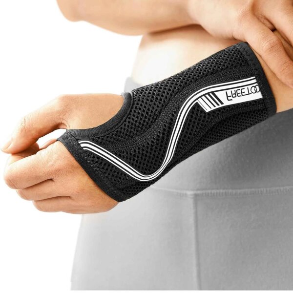 FREETOO Lendenwirbelstütze, Lendenwirbelstütze, ergonomisch, 4 Federn, doppelt verstellbare Gurte, für Damen und Herren.