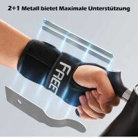 FREETOO Handgelenkstütze S/M, linke Hand, Karpaltunnelsyndrom, 3 Metallschienen, komfortabel, weich gepolstert, für Tendinitis, Arthritis.