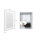 Sanitemodar LED bathroom mirror 70x90cm, illuminated, anti-fog, wall mirror with touch switch, modern design for your bathroom.