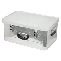 Wisent Aluminiumbox 47L, 585x385x265mm, robust, leicht, ideal für Transport und Lagerung, wetterfest, langlebig.