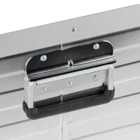 Wisent Aluminiumbox 47L, 585x385x265mm, robust, leicht, ideal für Transport und Lagerung, wetterfest, langlebig.