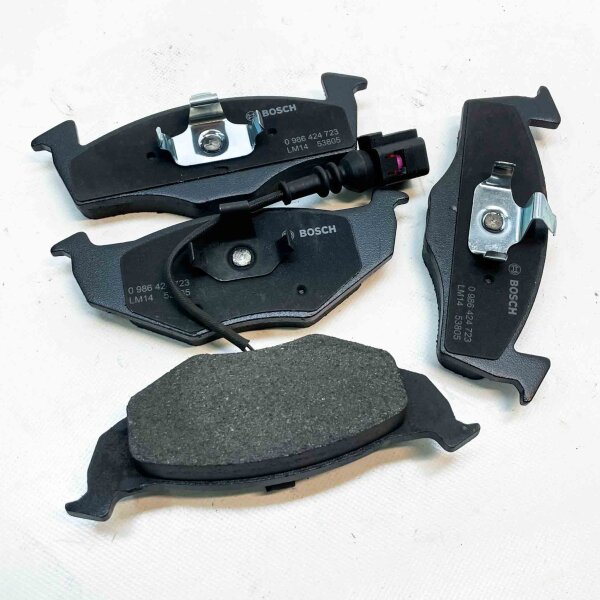 BOSCH 0 986 424 723, LM14, brake pads, 4x disc brake pads, high braking performance, durable, precise fit