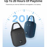 Tronsmart Mirtune H1, portable outdoor speaker, 8W, waterproof, powerful sound, Bluetooth 5.0, compact and lightweight.