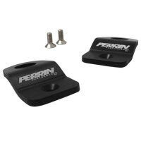 Perrin Performance radiator support kit, Subaru WRX/STI 08-14, black, strong, lightweight, easy installation, optimized cooling.