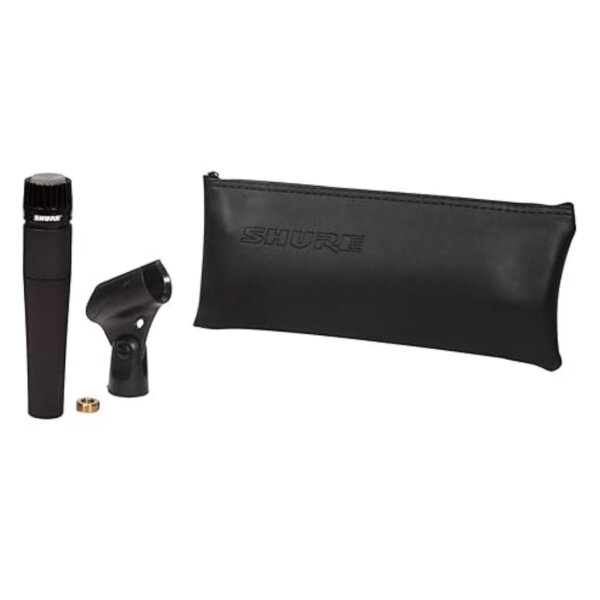 SHURE SM57-LCE, instrument microphone, dynamic, versatile, robust, ideal for vocals and instruments, precise sound reproduction.