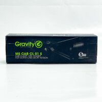 MS CAB CL 01 S, Mikrofonhalter für Gitarrenboxen, stabil, flexibel, einfach zu montieren, ideal für Live-Performances.