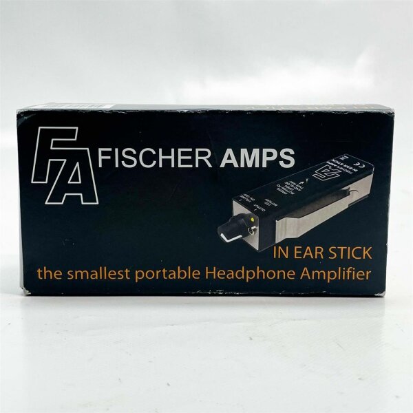 Fischer Amps In Ear Stick, Kopfhörverstärker, 1x Kombi XLR 3pol, OUT: Stereoklinke 3.5mm, kompakt und leistungsstark.