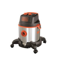 BLACK+DECKER BXVC20XTE wet/dry vacuum cleaner, 1400 W, 20 L, integrated socket for power tools, versatile.