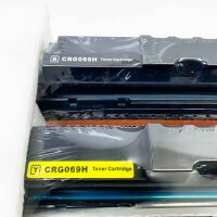 069H CRG-069H toner cartridge, compatible for Canon i-SENSYS, BK: 7600, CMY: 5500 pages, 4 pieces