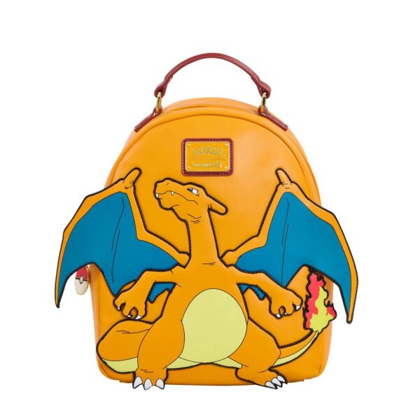 Pokemon by Loungefly Mini Backpack, Charizard, Cosplay, 23x12x27 cm, ideal for fans, stylish and practical.