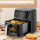 GIDGIMO air fryer, 8.5L, multifunction, viewing window, LED touchscreen, shake reminder, black.